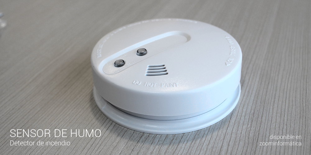 Detectores para alarma: sensor de humo