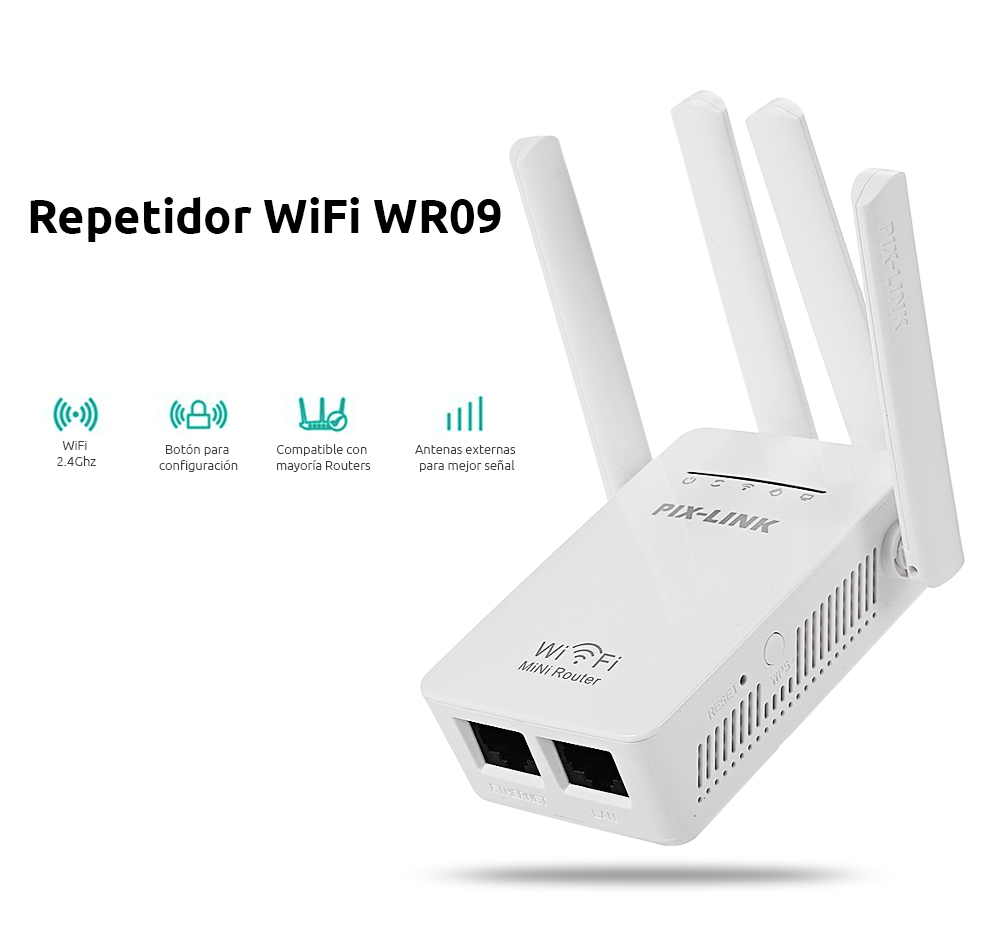 Repetidor WiFi WR09 - Zoom Informatica