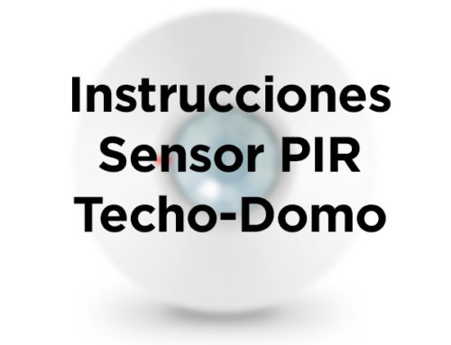Como instalar detector de movimiento domo-techo en alarmas
