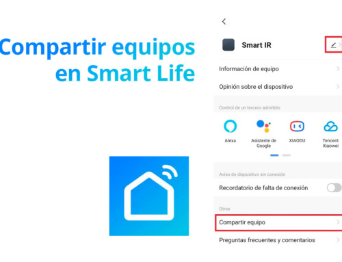 Como compartir un producto Smart Life de la APP Tuya Smart con otros usuarios