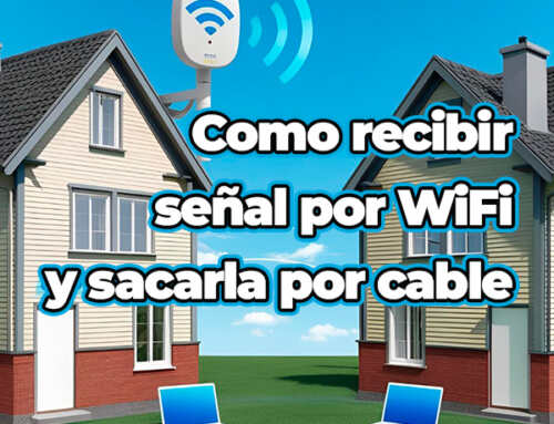 Como recibir señal por wifi y sacarla por cable