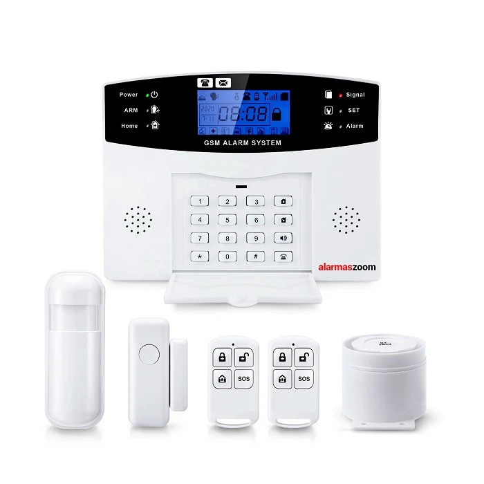 Alarma para casa sin cuotas Inteligente gsm WiFi FHSS (Kit 1)