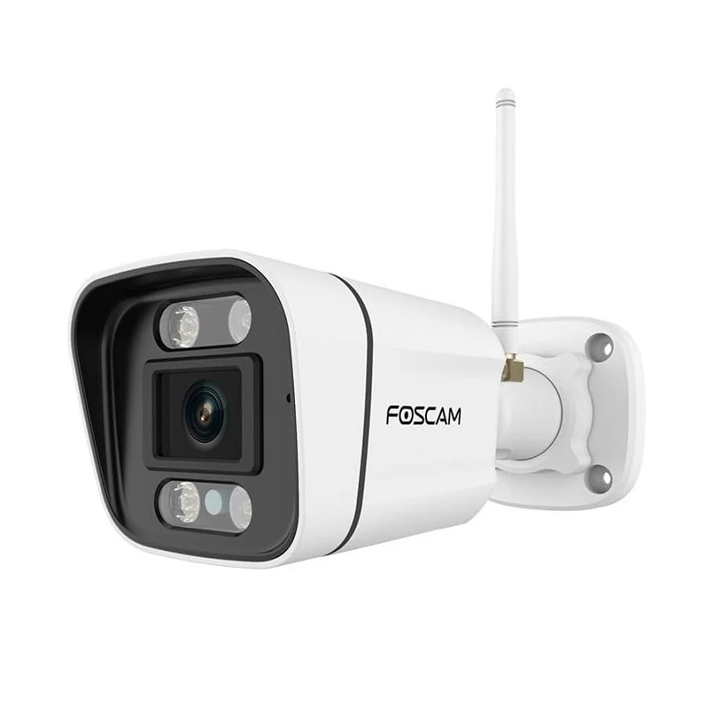 Foscam V8P camara IP WIFI 8Mpx luz blanca audio sirena blanca