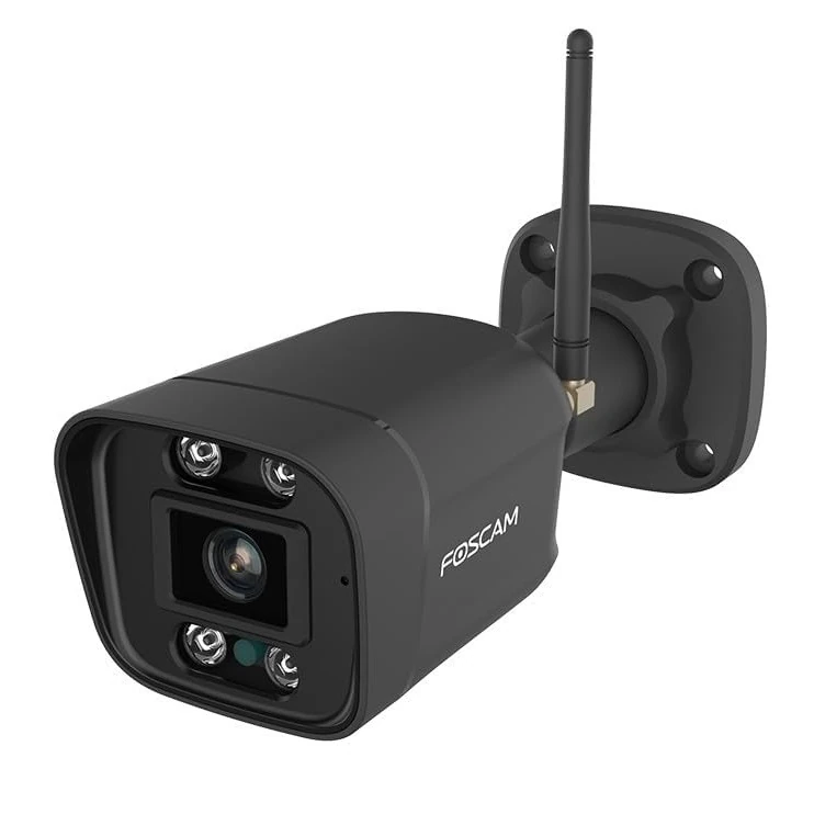 Foscam V8P camara IP WIFI 8Mpx luz blanca audio sirena negra