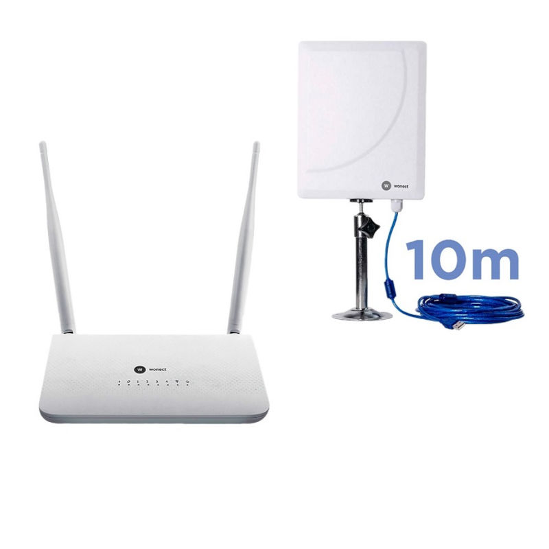 Wonect R7 Router repetidor USB Antena WiFI W6 10m