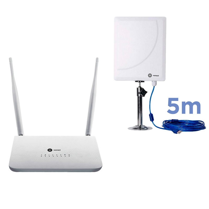 Wonect R7 Router repetidor USB Antena WiFI W6 5m