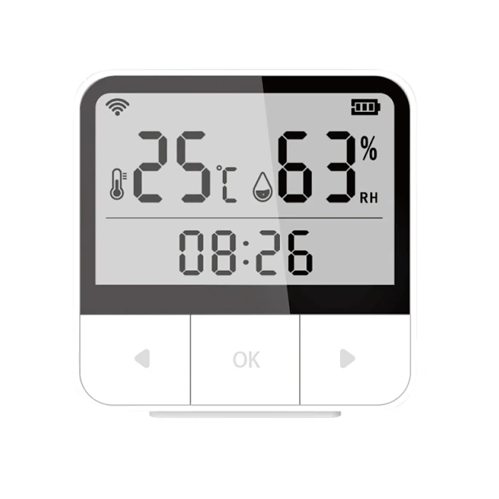 Sensor inteligente humedad temperatura pantalla Tuya Smart Life PA 010W