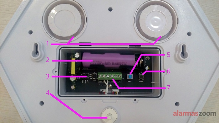 Alarma perimetral exterior inalámbrica FHSS y cableada para conexión con  alarma anti-inhibidores 🚨🚨 