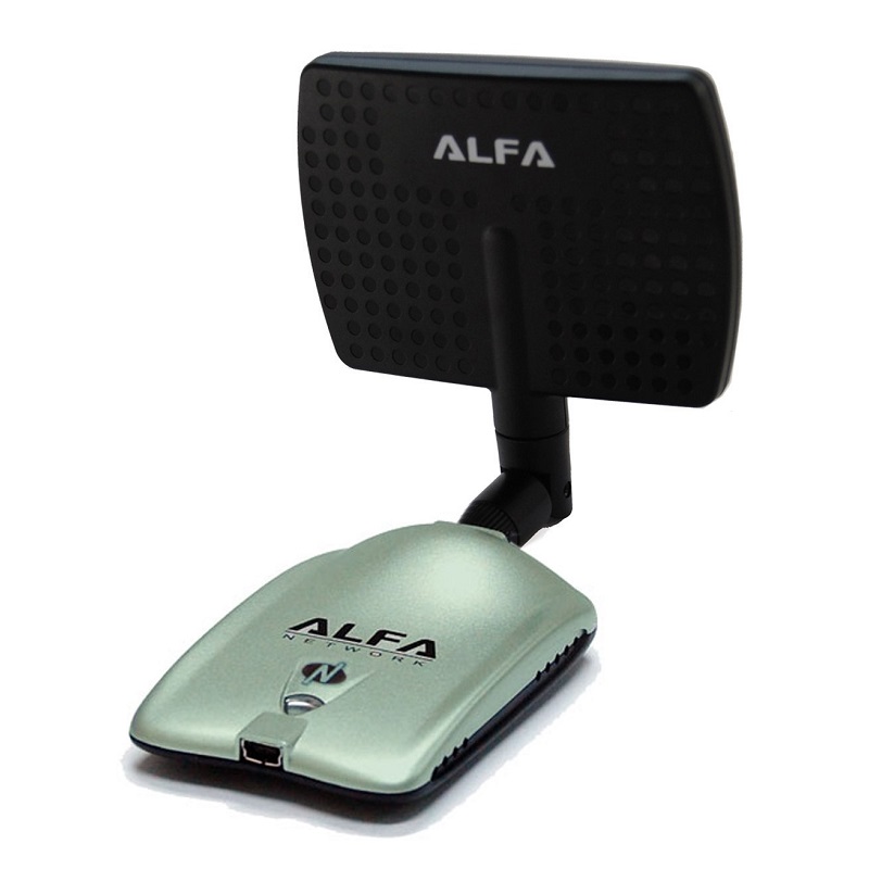ALFA AWUS036NH Antena WiFi USB Antena Panel Interior 7dBi Ralink 3070