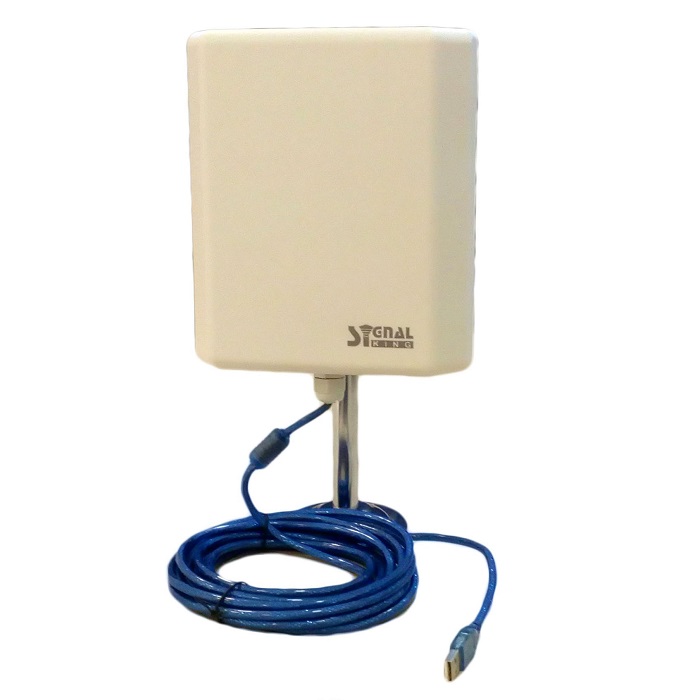 Signal King SK 13TG Antena WiFi Cable USB 5 metros Realtek 8187L Soporte metalico