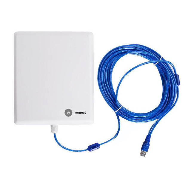 Antena WiFi USB Cable 10 metros Soporte reacondicionada Wonect N89A