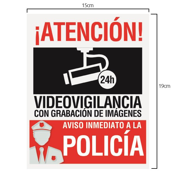 Nuevo cartel informativo para instalaciones de videovigilancia • Amiitel
