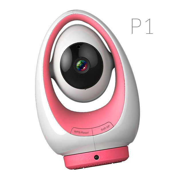 Camara WiFi Foscam FosBaby P1 Color rosa Vigilabebes con maxima resolucion 720P