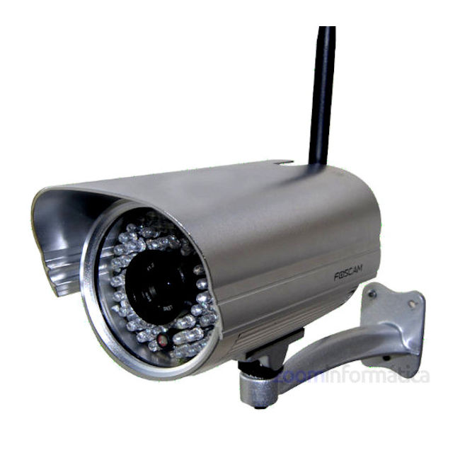 Foscam FI9805W Camara de vigilancia exterior IP WiFi HD Filtro IRCUT 4mm