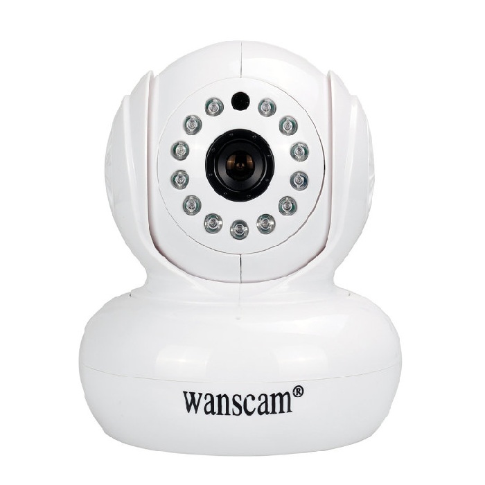 Wanscam HW0021 200W Camara IP WiFi interior motorizada color blanca Full 1080p Inalambrica