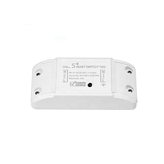 LED ATOMANT Interruptor Inteligente Wifi 1 Pulsador, Color Blanco,  Apariencia Clasica con medidas Standard, Pulsador de pared Control Mediante  APP