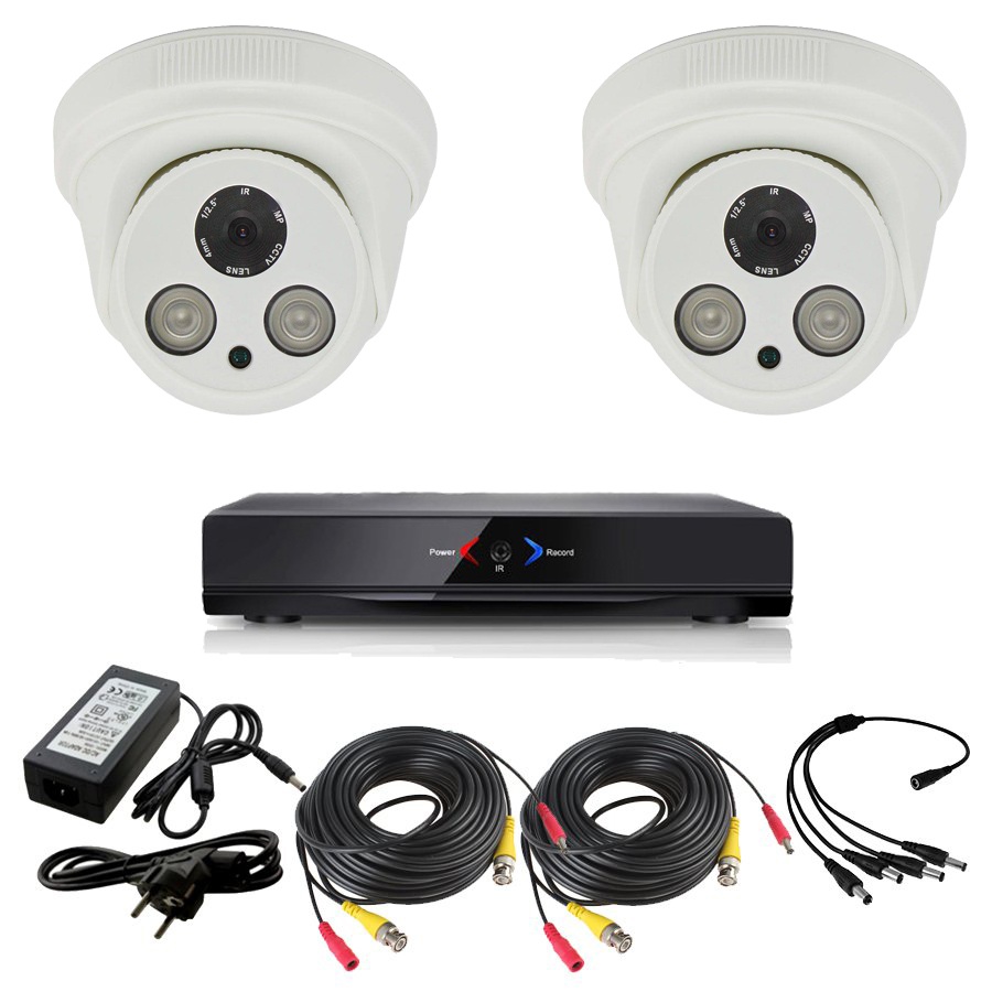 CCTV Grabador DVR AHDK032 2 Camaras Interior Full HD