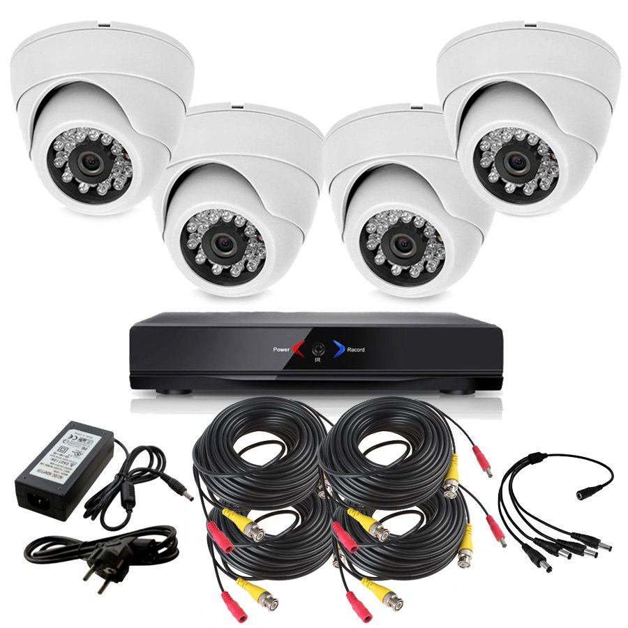 María Fiesta compilar CCTV Grabador DVR AHDK021 4 Camaras interior HD 720p en CCTV