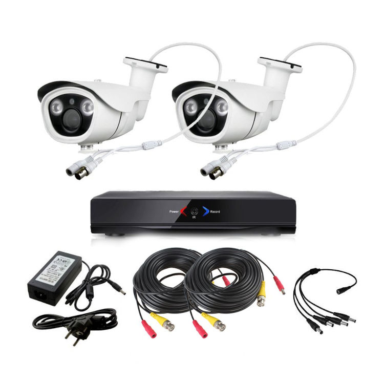 CCTV Grabador DVR AHDK036 2 Camaras Exterior Full HD 1080p