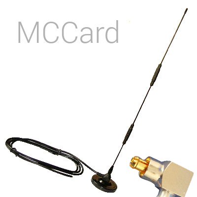 Antena Omni 3G 10dBi Interior con Soporte Conector MCCard