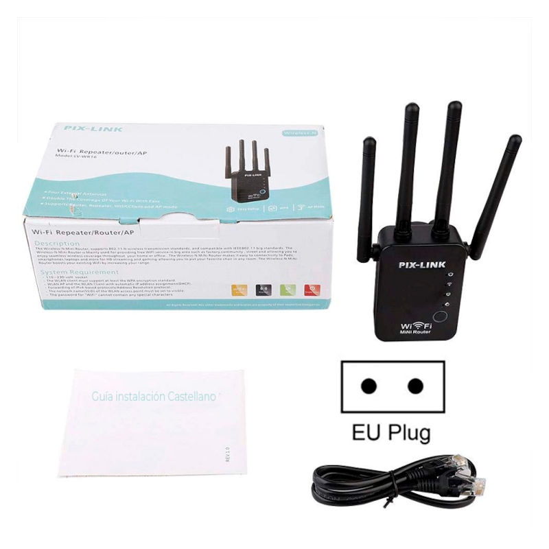 Wonect Router inalambico R7 antena WiFi USB W6 exterior largo alcance 2.4G  5Ghz