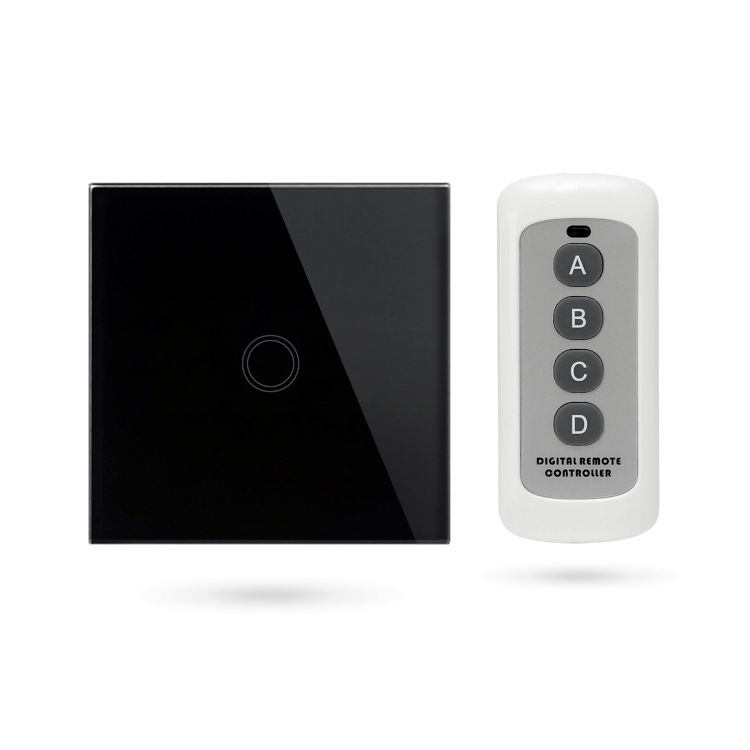 Interruptor Llave Luz 1 Tecla Pared Touch Wifi Smart Pack X2
