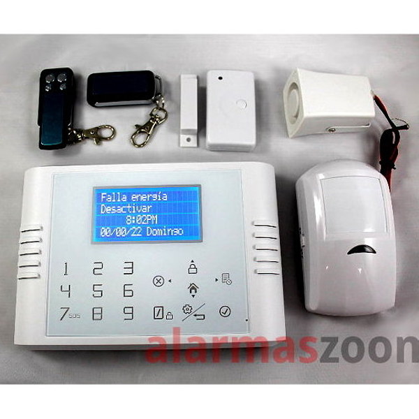 Alarma WiFi GSM hogar pantalla LCD 4 pulgadas color Tuya Smart AZ047