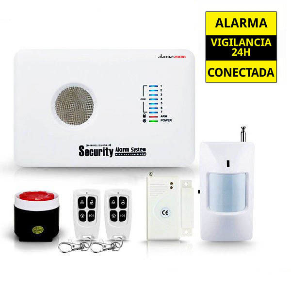 Alarma Hogar AZ018 GSM Alarmas sin cuotas para casa Reacondicionada