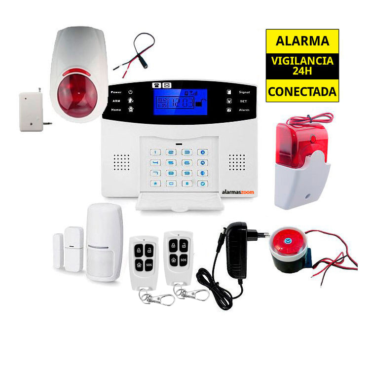 Kits alarmas para casa Sin Cuotas AZ017 26 | Zoom Informatica