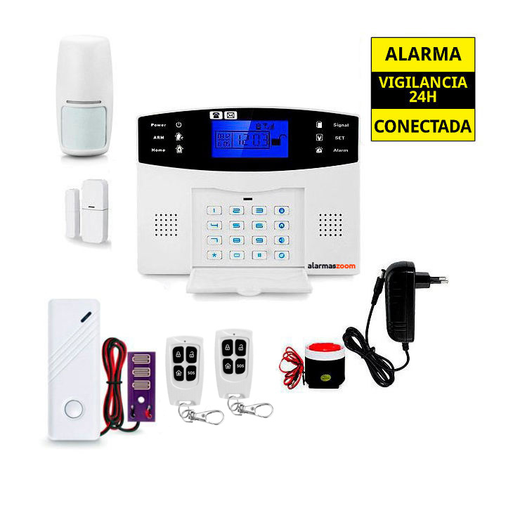 Sistema de alarma para casa con detector agua inundacion AZ017 29