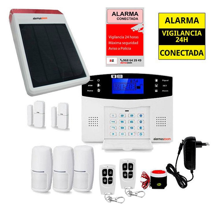 Sistema de alarma para casa con sirena solar AZ017 35