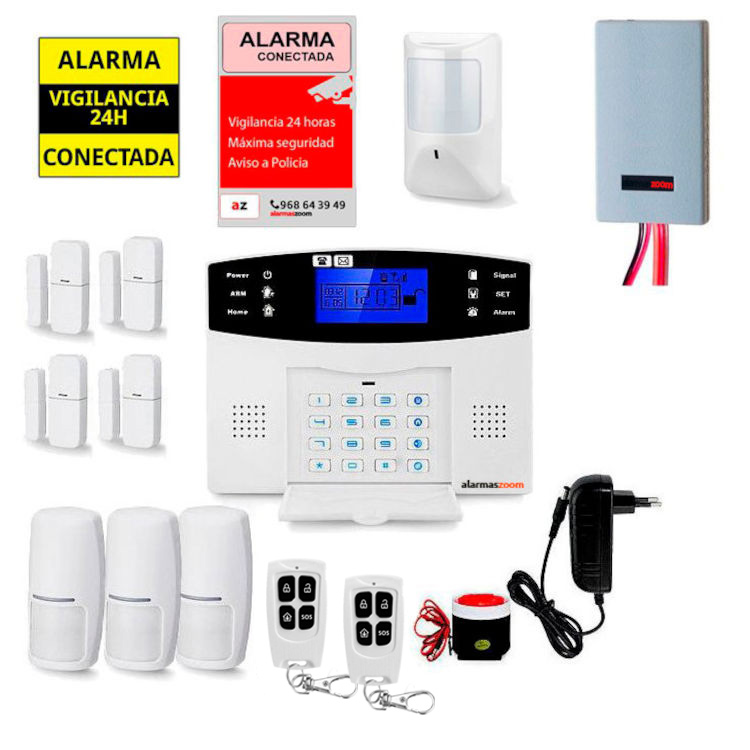 Sistema de alarma para casa con detector inhibidores AZ017 36