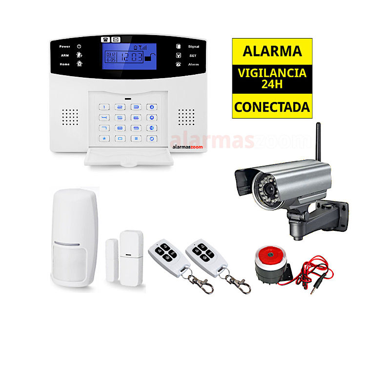 Kit Alarma hogar para mas seguridad Camara NeoCoolCam vigilancia exterior AZ017 17