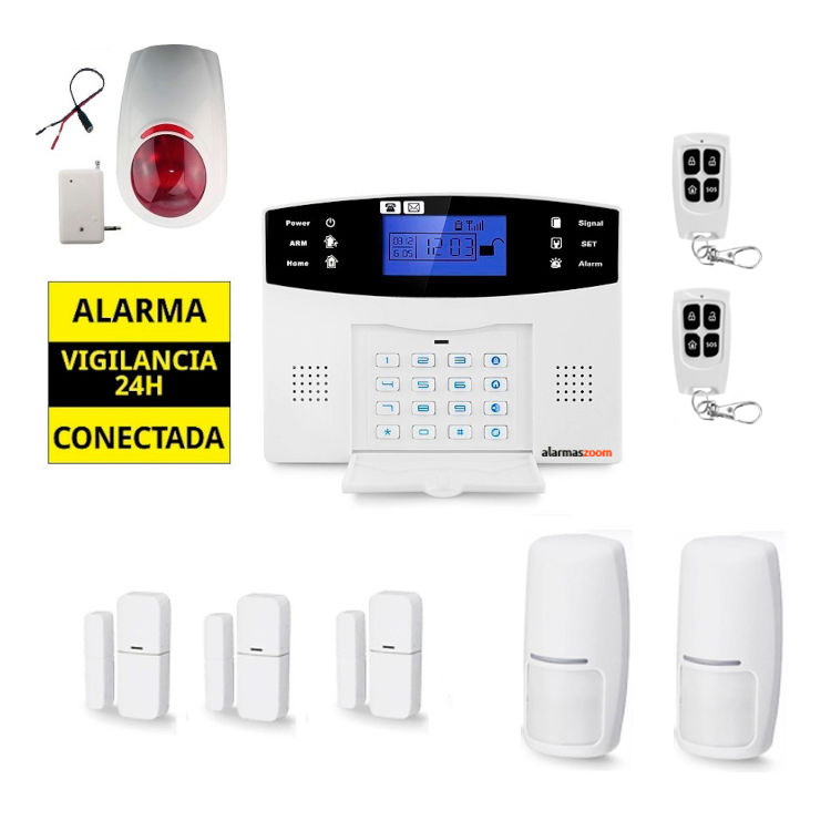 Sistema de alarma para casa Sirena inalambrica AZ017 14
