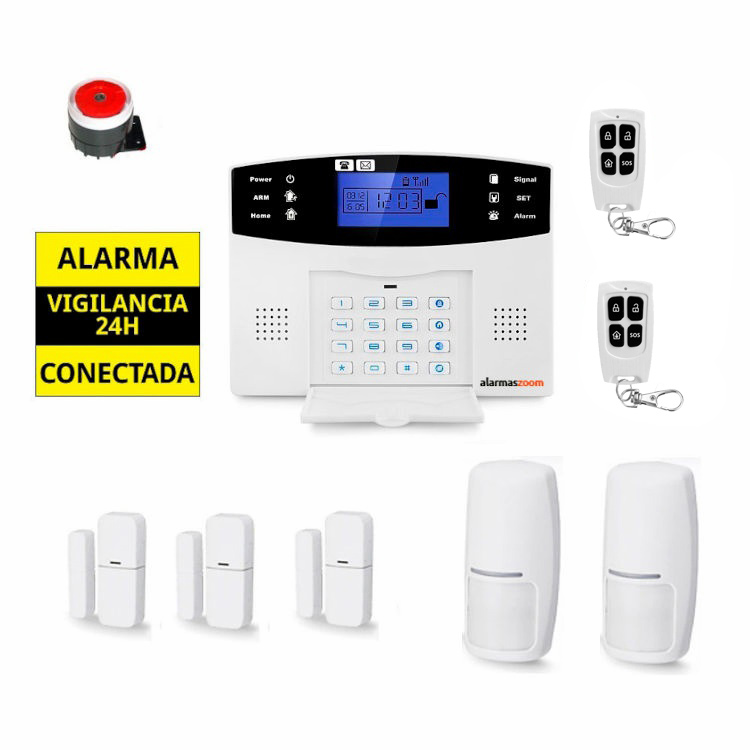 Sistema de alarma para casa 3 Detectores puertas AZ017 5