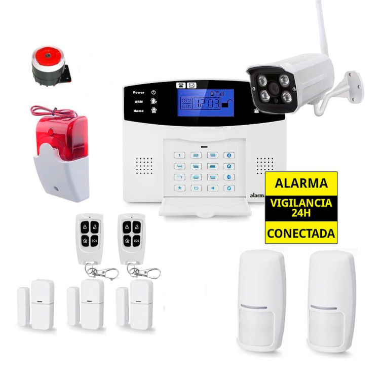 Kits alarmas para casa Sin Cuotas AZ017 15 E | Zoom Informatica