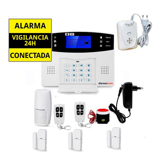 Sistema de alarma para casa Sensor Gas AZ017 12