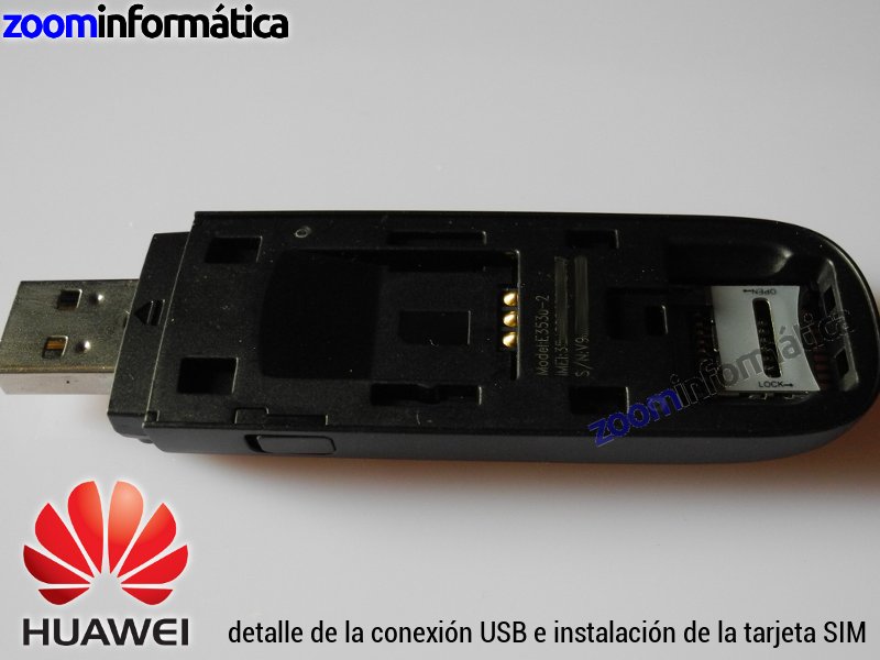 Huawei E353 USB Libre conector antena CRC9 en MODEM 3G