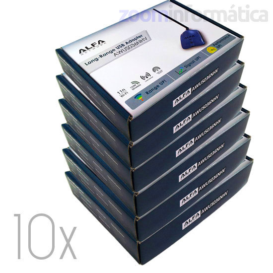 ALFA Pack 10x AWUS036NHV precio para distribuidores