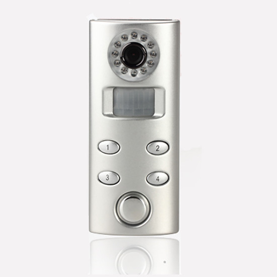 Alarma para casa autonoma SP62C blanca con camara sirena grabacion imagenes y teclado