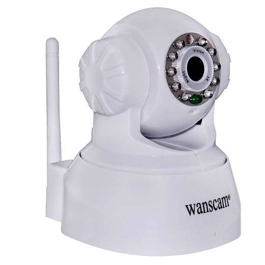 Wanscam JW0009 Camara IP WiFi Blanca P2P funciones motorizadas vision movil APP